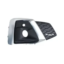 Grille droite de Pare-chocs avant pour AUDI A5 II phase 2 depuis 2020, trou antibrouillard, moulure argentée, Mod. S-Line, Neuve