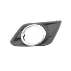 Grille droite de pare-chocs pour NISSAN X-TRAIL 2014-2017, avec trous anti-brouillard, cadre chromé, noire, Neuve