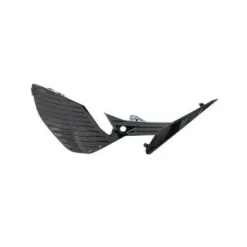 Grille droite de pare-chocs avant pour PEUGEOT 308 III phase 1 depuis 2021, noire brillante, avec trou radar, Neuve