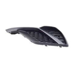 Grille droite pare-chocs avant pour AUDI A1 II depuis 2018, avec moulure argentée, sans siège antibrouillard, trous PDC, Mod. S-LINE, noire, Neuve