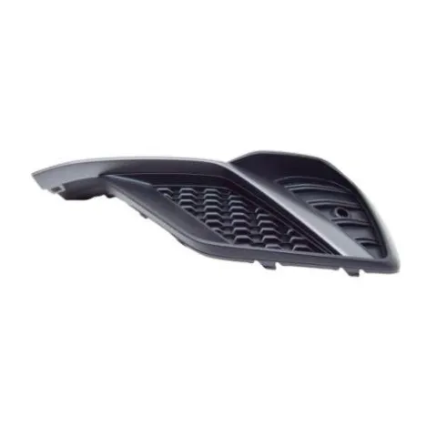 Grille droite pare-chocs avant pour AUDI A1 II depuis 2018, avec moulure argentée, sans siège antibrouillard, trous PDC, Mod. S-LINE, noire, Neuve