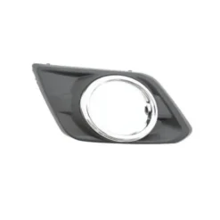 Grille gauche de pare-chocs pour NISSAN X-TRAIL 2014-2017, avec trous anti-brouillard, cadre chromé, noire, Neuve
