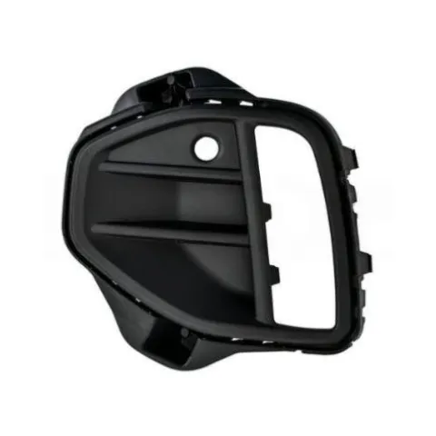 Grille gauche pare-chocs avant pour VOLKSWAGEN T-ROC depuis 2022, noire, avec trou PDC + supports, Mod. R-LINE, Neuve