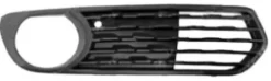 Grille latérale avant droite pour BMW SERIE 1 F20 de 2011 à 2015, avec trou antibrouillard, noire
