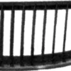 Grille latérale avant gauche pour BMW série 3 E90-E91 2005-2008, noire, profil chromé, Neuve