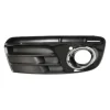 Grille pare chocs avant droite pour AUDI Q5 I ph. 2 2012-2016, trou antibrouillard avec cadre chromé, noir brillant, Neuve