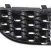 Grille pare chocs avant droite pour FIAT 500 depuis 2015, noire, avec moulure chromèe, Neuve