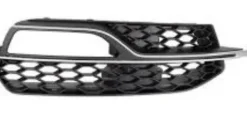 Grille pare chocs avant droite pour AUDI A3 III ph.1 2012-2016, noire, avec moulure argentè, Mod.S3, Neuve