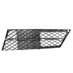 Grille pare chocs avant gauche pour BMW Serie 5 E60-E61 RY, 2007-2010, noire, Neuve