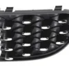 Grille pare chocs avant gauche pour FIAT 500 depuis 2015, noire, avec moulure chromèe, Neuve