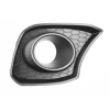 Grille pare chocs avant gauche pour SUZUKI SWIFT SPORT III phase 1, 2017-2020, trou feu antibrouillard, noire, Neuve