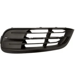 Grille pare chocs avant gauche pour BMW Serie 5 F10N, 2013-2016, trous moulure, noire, Neuve
