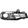 Grille pare-chocs avant droit pour BMW Serie 3 F30/F31, 2015-2018, partiellement ouvert, trou feu antibrouillard, noire gaufré, Mod. LUXURY, Neuve