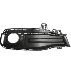 Grille pare-chocs avant droit pour BMW Serie 3 F30/F31, 2015-2018, fermée, trou feu antibrouillard, noire gaufré, Mod. LUXURY, Neuve