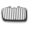 Grille radiateur avant droite pour BMW Serie 3 E36 COUPÉ, 1990-1993, chromée, Neuve