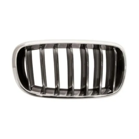 Grille radiateur droite pour BMW X5 F15 2014-2018, chromée/noire, mod. BASIS, Neuve