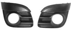 Grilles calandre gauche & droite CITROËN C2 phase 2 2008-2010 trous antibrouillard, pare choc avant