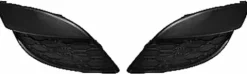 Grilles de calandre pour RENAULT TWINGO II ph.1 2007-2011 droite et gauche, noires, pare chocs avant