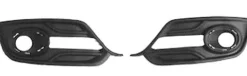 Grilles de calandre pour RENAULT MEGANE III ph.3, 2014-2016, droite & gauche, trous feux jour & AB