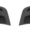 Kit 2 grilles de calandre pour CITROËN BERLINGO II ph.3 2015-2018, trous antibrouillards noires