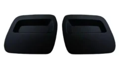 Kit cache crochet de remorquage avant droit et gauche pour DACIA DUSTER 2 phase 1 depuis 2018, noir, Neuf