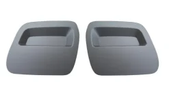 Kit cache crochet de remorquage avant droit et gauche pour DACIA DUSTER 2 phase 1 depuis 2018, grise, Neuf