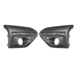 Kit Grille avant droite et gauche pour DACIA JOGGER depuis 2021, noire gaufré, avec trou feu antibrouillard, avec trou profil, avec trous radar + supports, Neuve