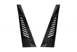 Kit grille pare chocs avant droit et gauche pour PEUGEOT 208 II phase 2 depuis 2023, noire brillant, Neuf