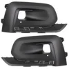 Kit grille pare chocs avant gauche et droit pour PEUGEOT RIFTER depuis 2018, noire, gaufrée, avec siège antibrouillard, Neuve