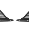 Kit grilles de calandre droite & gauche pour RENAULT SCENIC IV phase 1 depuis 2016, trou AB, trous profil chromé Neuves