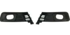 Kit Grilles de calandre droit et gauche pour RENAULT CAPTUR 2017-2019, trous Antibrouillard, Noires, Neuves
