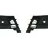 Kit Grilles de calandre droit et gauche pour RENAULT CAPTUR 2017-2019, trous Antibrouillard et PDC, Noires et Chromées, Neuves