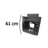 Marchepied droit pour MERCEDES ACTROS MP4 WIDE CAB de 2011 à 2021, peint en gris, hauteur : 61 cm, Neuf