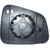 Miroir Glace de rétroviseur extérieur gauche pour OPEL MOKKA I, 2013-2016, dégivrant, avec support de fixation, neuf