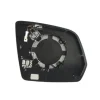 Miroir Glace de rétroviseur extérieur gauche pour MERCEDES CLASSE ML Phase 2, 2008-2011 (W164), anti-éblouissement, dégivrant, avec support de fixation, neuf