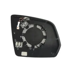 Miroir Glace de rétroviseur extérieur gauche pour MERCEDES CLASSE ML Phase 2, 2008-2011 (W164), anti-éblouissement, dégivrant, avec support de fixation, neuf