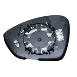 Miroir Glace de rétroviseur extérieur droit pour OPEL CROSSLAND X, 2017-2020, dégivrant, avec support de fixation, Neuf