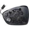 Miroir Glace de rétroviseur extérieur droit pour OPEL CROSSLAND X, 2017-2020, BLIS, dégivrant, avec support de fixation, Neuf