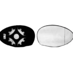 Miroir Glace de rétroviseur droit pour ALFA ROMEO 147 2000-2004, dégivrant, Neuf