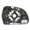 Miroir Glace de rétroviseur extérieur gauche pour AUDI A5 I phase 1, 2009-2011, H 115 mm., avec support de fixation, dégivrant, neuf