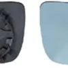 Miroir Glace rétroviseur droit pour AUDI A3 I phase 1, 1996-2000, (petit modèle), bleu, à clipser