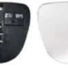 Miroir Glace rétroviseur droit pour VOLKSWAGEN TOURAN I phase 1, 2003-2006, dégivrant, à clipser