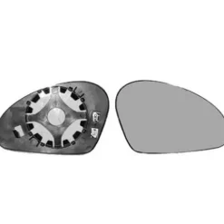 Miroir Glace rétroviseur droit pour SEAT ALTEA Phase 1, 2004-2009, dégivrant, à clipser, Neuf