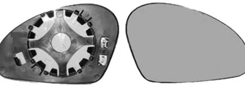 Miroir Glace rétroviseur droit pour SEAT IBIZA III phase 1, 2002-2006, dégivrant, à clipser, Neuf