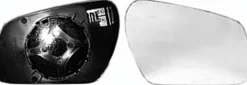 Miroir Glace rétroviseur droit pour FORD FIESTA V phase 2, 2005-2008, dégivrant, à clipser, Neuf