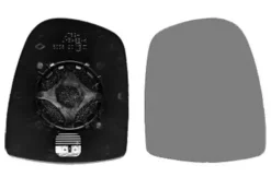 Miroir Glace rétroviseur droit pour OPEL VIVARO I ph.2 2006-2014 verre supérieur dégivrant à clipser