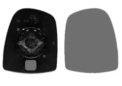 Miroir Glace rétroviseur droit pour OPEL VIVARO I phase 1, 2001-2006, verre supérieur, à clipser