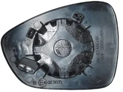 Miroir Glace rétroviseur droit pour CITROËN C4 GRAND PICASSO II, 2013-2016, dégivrant, à clipser