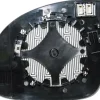 Miroir Glace rétroviseur droit pour VOLKSWAGEN TIGUAN I ph. 2 2011-2015, dégivrant, à clipser, Neuf