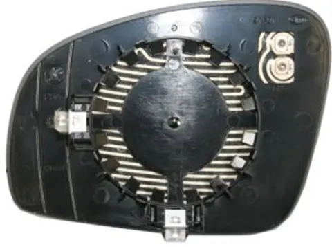 Miroir Glace rétroviseur droit pour SKODA FABIA II ph. 1 2007-2010, dégivrant, Mod. Petit, Neuf